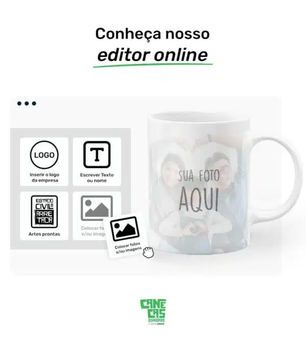 Caneca Personalizada Preta - Imagem 5