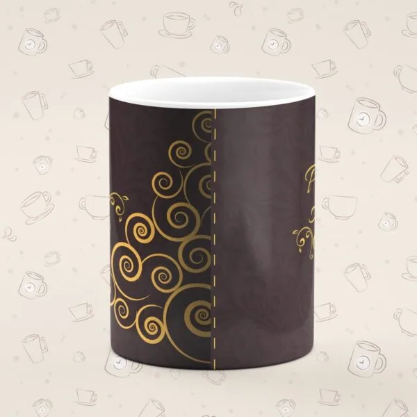 Caneca Personalizada Natal Marrom - Imagem 3