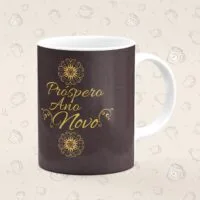 Caneca Personalizada Natal Marrom - Imagem 2