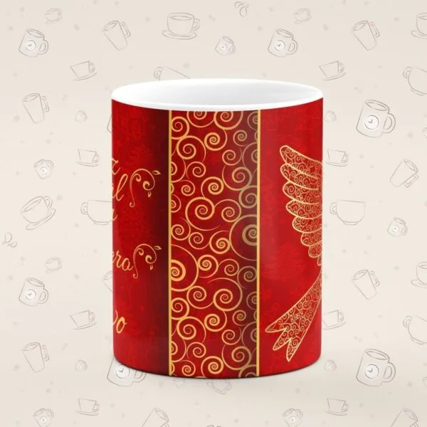 Caneca Personalizada Natal Vermelho - Imagem 3