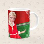Caneca Personalizada Natal Frozen Foto