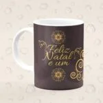 Caneca Personalizada Natal Marrom
