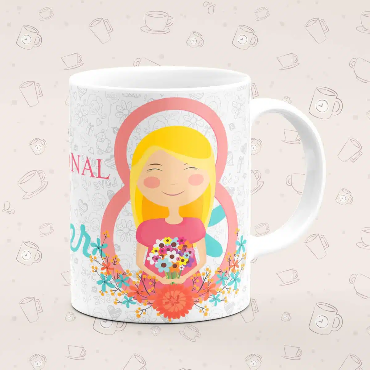 Caneca Personalizada Dia Da Mulher Internacional - Imagem 1