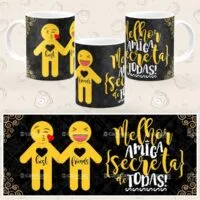 Caneca Personalizada Melhor Amiga Secreta de Todas - Imagem 4