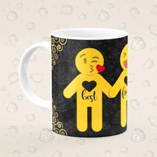 Caneca Personalizada Melhor Amiga Secreta De Todas - Imagem 2