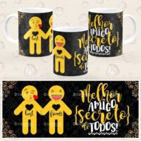 Caneca Personalizada Melhor Amigo Secreto de Todos - Imagem 4
