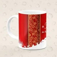 Caneca Personalizada Natal Vermelho Foto - Imagem 2