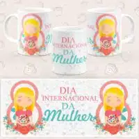 Caneca Personalizada Dia da Mulher Internacional - Imagem 4