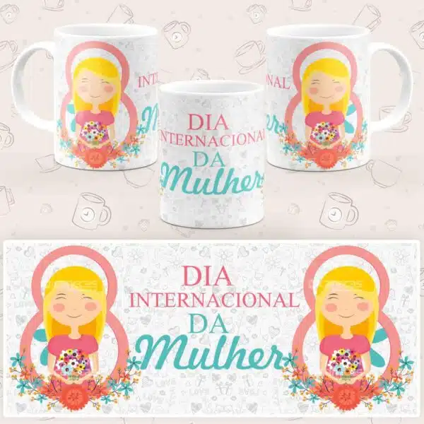 Caneca Personalizada Dia Da Mulher Internacional - Imagem 4