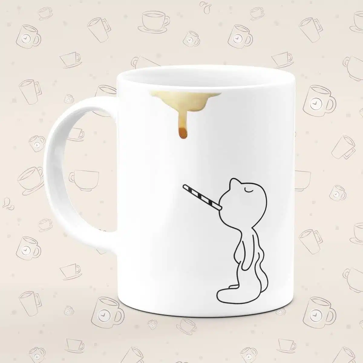 Caneca Personalizada Não Vivo Sem Café - Imagem 1