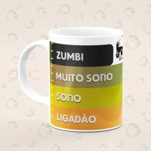 Caneca Personalizada Humor Sonolência
