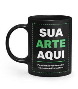 Caneca Personalizada Preta