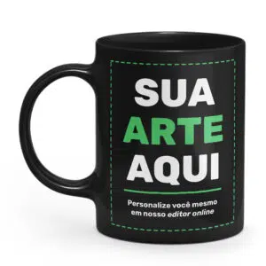 Caneca Personalizada Preta