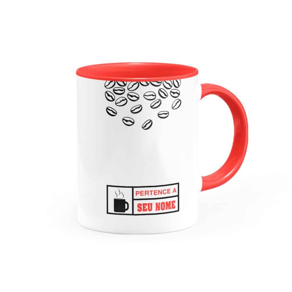 Caneca Personalizada Que não nos falte (Ca)fé