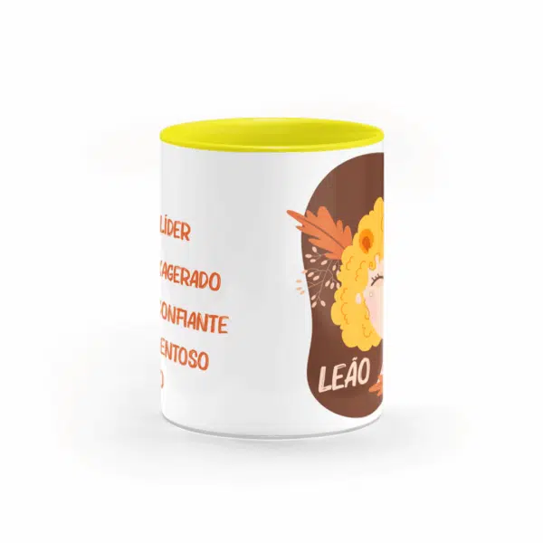 Caneca Personalizada Características Signo Leão - Imagem 3