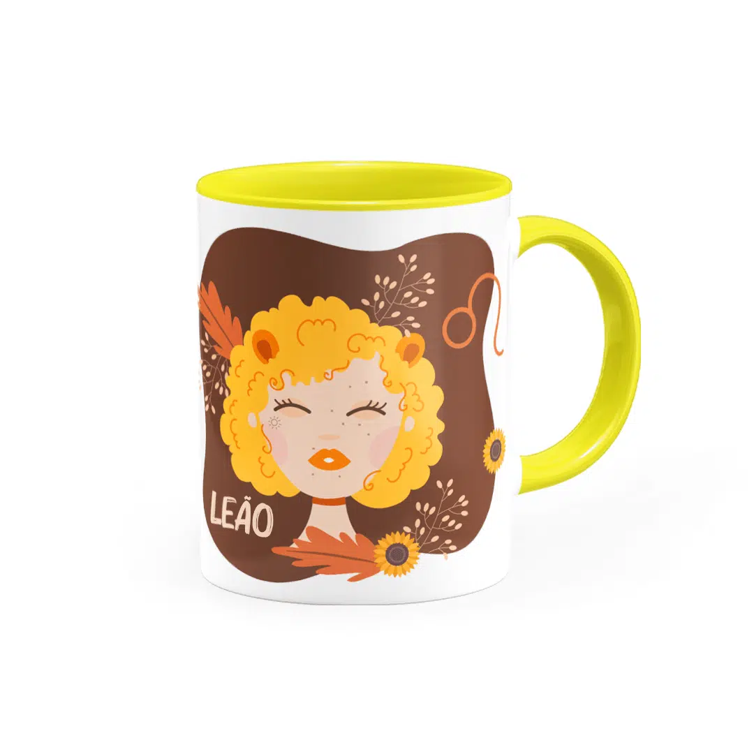 Caneca Personalizada Características Signo Leão - Imagem 1