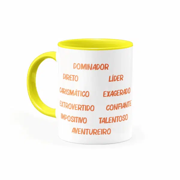 Caneca Personalizada Características Signo Leão - Imagem 2