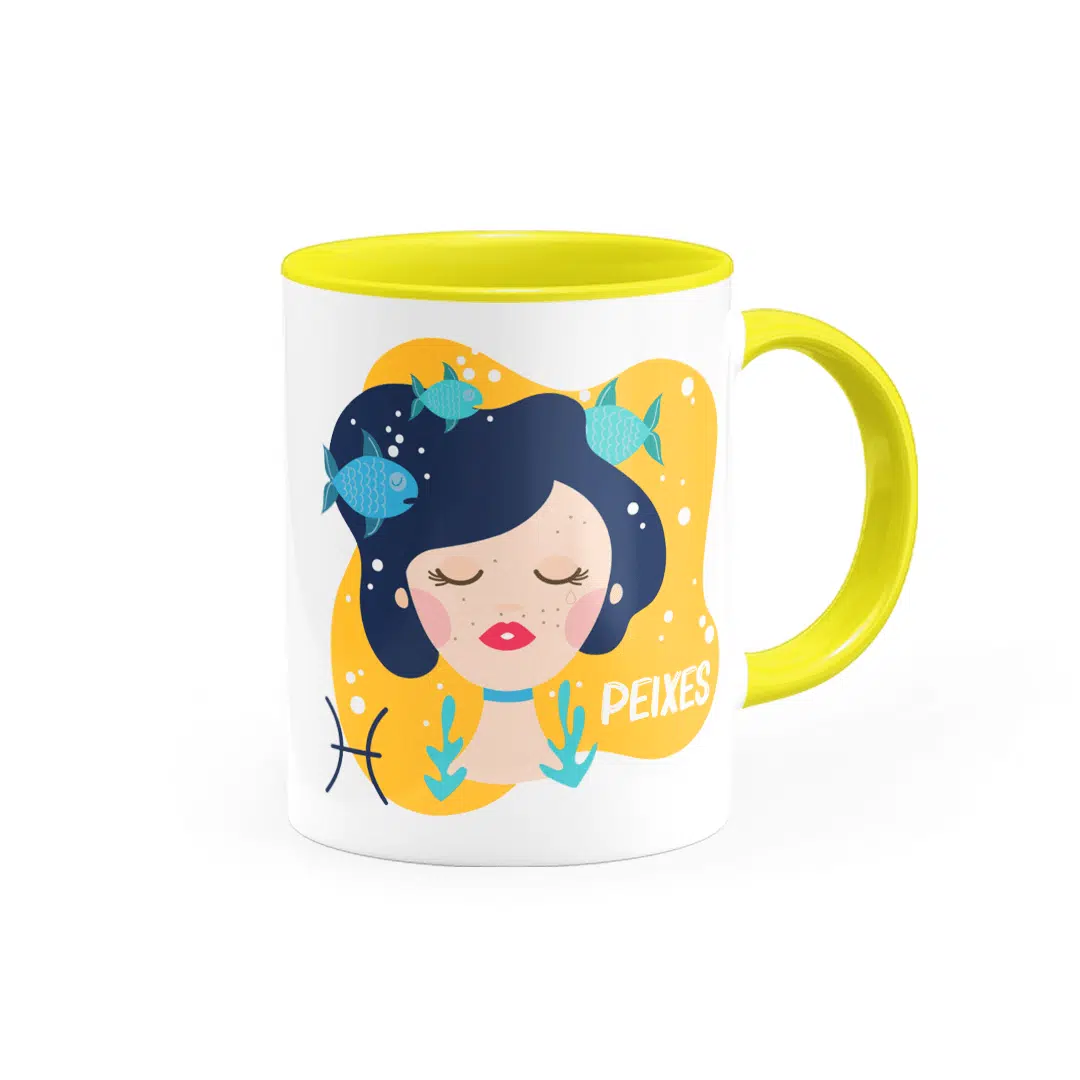 Caneca Personalizada Características Signo Peixes