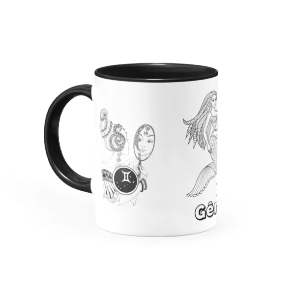Caneca Personalizada Signo De Gêmeos - Imagem 2