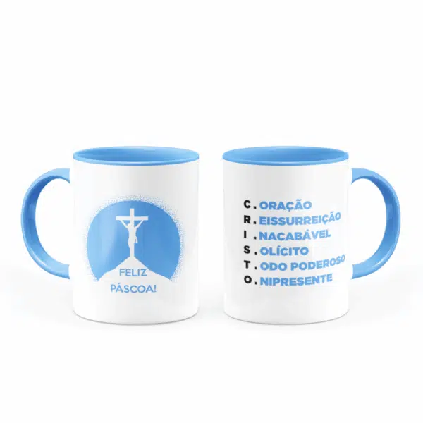 Caneca Personalizada Páscoa Cristo - Imagem 3
