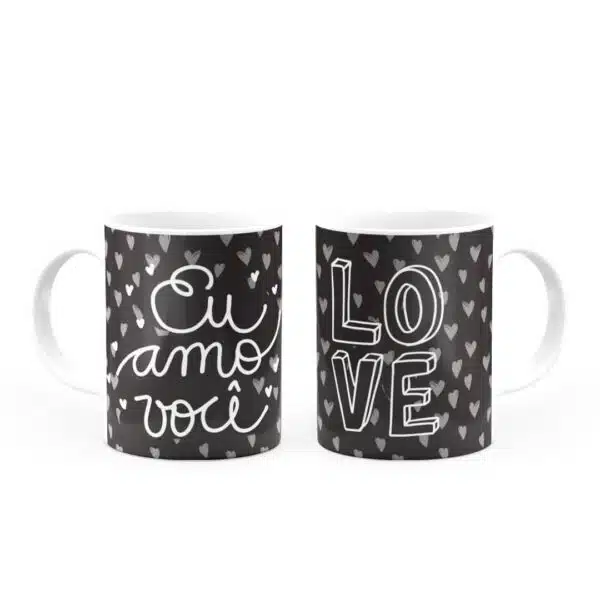 Caneca Personalizada Eu Amo Você Love - Imagem 3