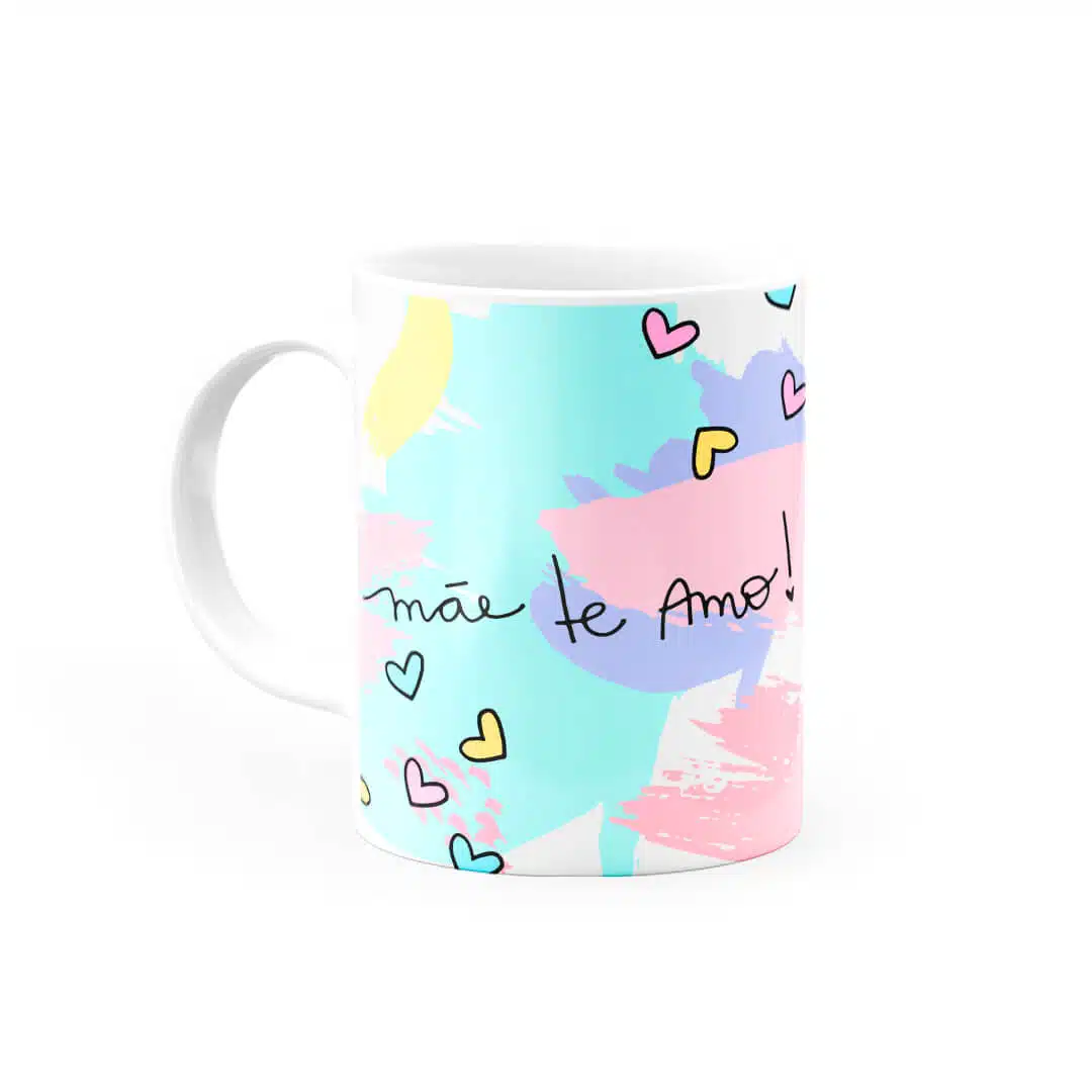Caneca Personalizada Mãe Te Amo - Imagem 1