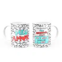 Caneca Personalizada Meu Amor Fica Combinado Assim - Imagem 3