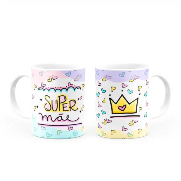 Caneca Personalizada Super Mãe - Imagem 3