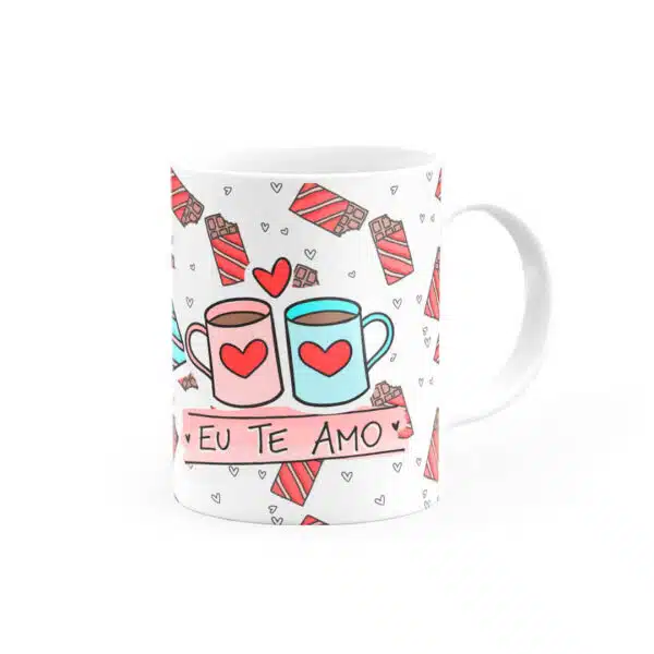 Caneca Personalizada Te Amo Mais Que Chocolate - Imagem 2