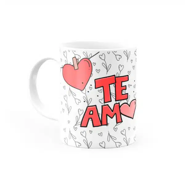 Caneca Personalizada Te Amo Pra Sempre Com Você - Imagem 2