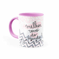 Caneca Personalizada Melhor Vovó do Mundo c/ Foto
