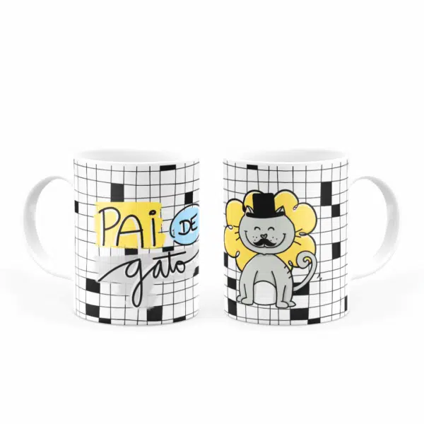 Caneca Personalizada Pai De Gato - Imagem 3