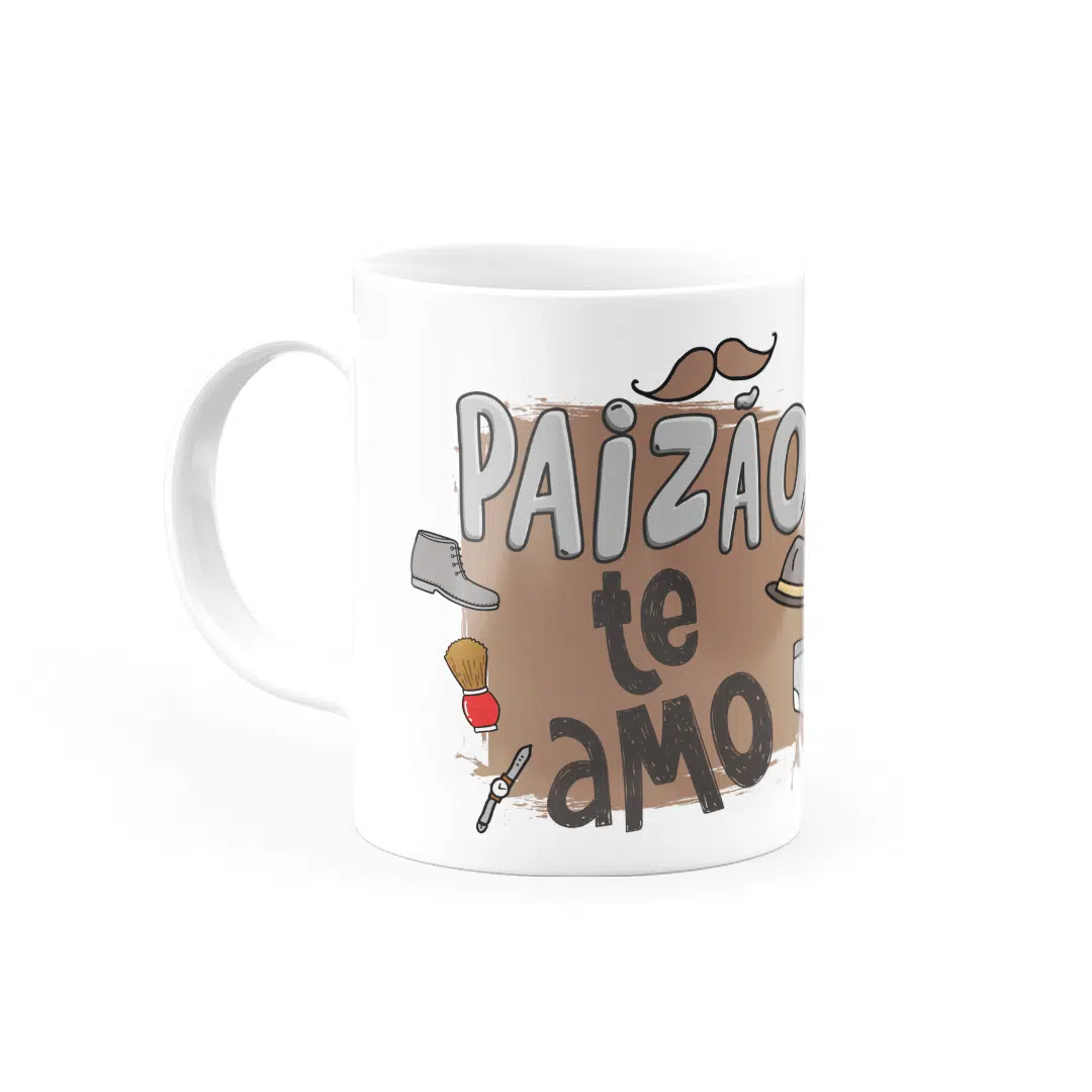 Caneca Personalizada Paizão Te Amo, Meu Melhor Amigo - Imagem 1
