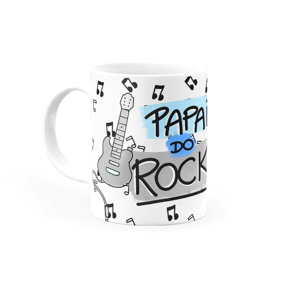 Caneca Personalizada Papai do Rock