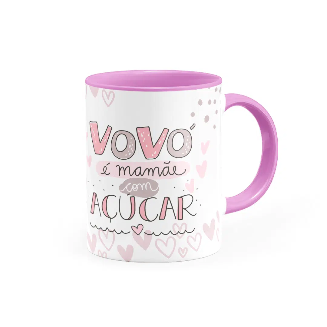 Caneca Personalizada Vovó é Mamãe com Açúcar