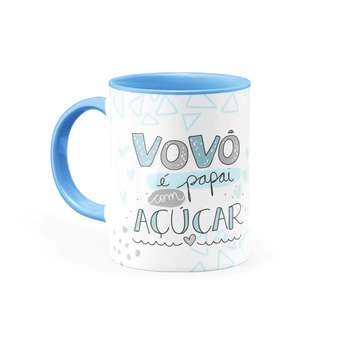 Caneca Personalizada Vovô É Papai Com Açucar - Imagem 1