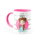 Caneca Personalizada Ela é de Áries - Canecas 24 Horas