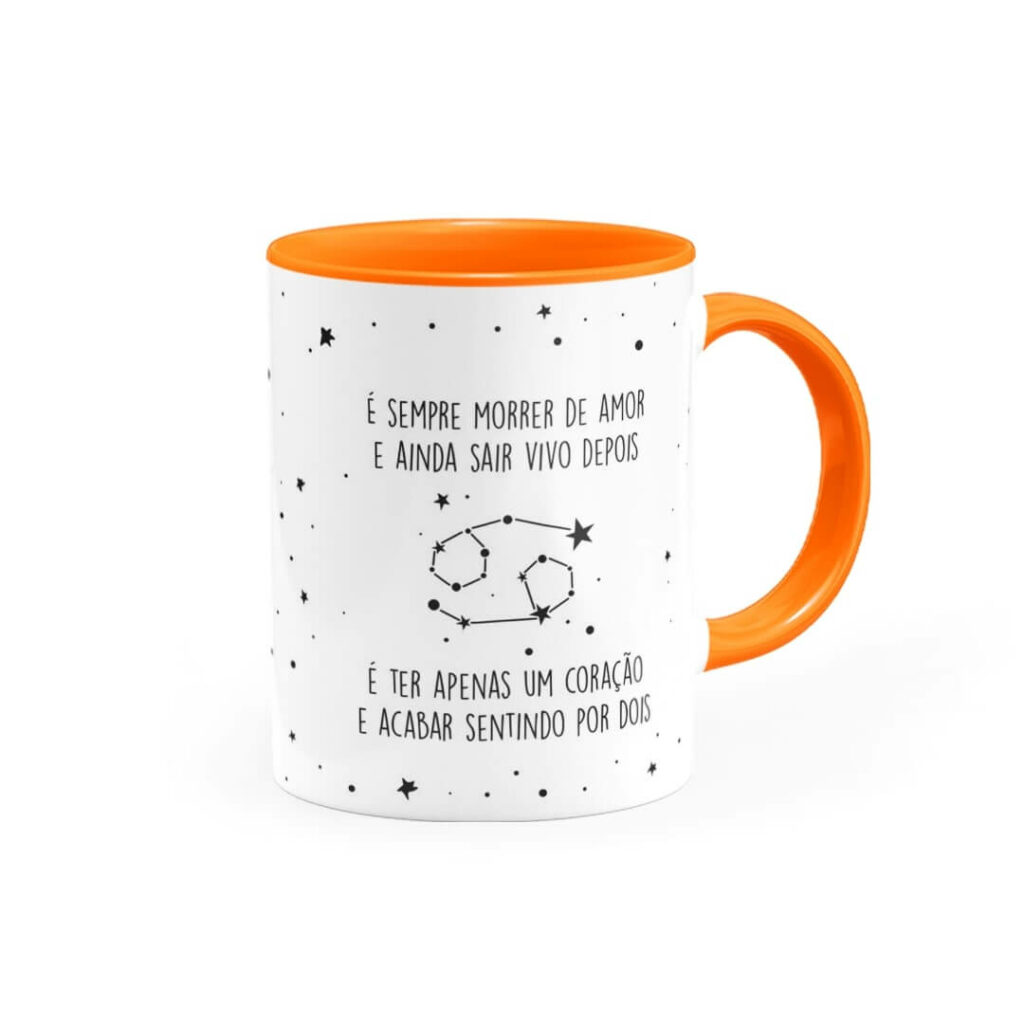 Caneca Personalizada Ela é de Câncer - Canecas 24 Horas