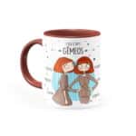 Caneca Personalizada Ela é de Gêmeos - Canecas 24 Horas