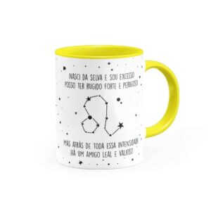 Caneca Personalizada Ela é de Leão - Canecas 24 Horas