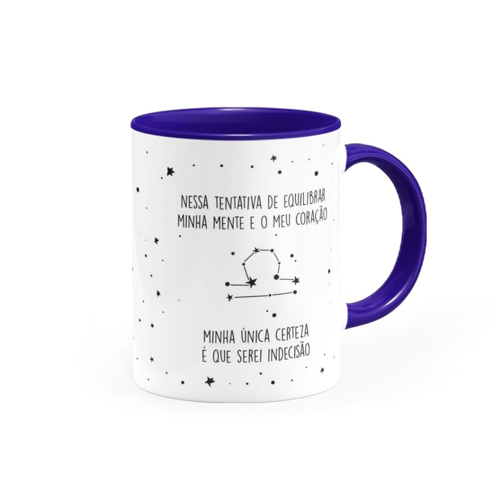 Caneca Personalizada Ela é de Libra - Canecas 24 Horas