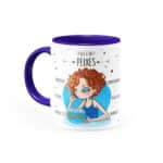 Caneca Personalizada Ela é de Peixes - Canecas 24 Horas