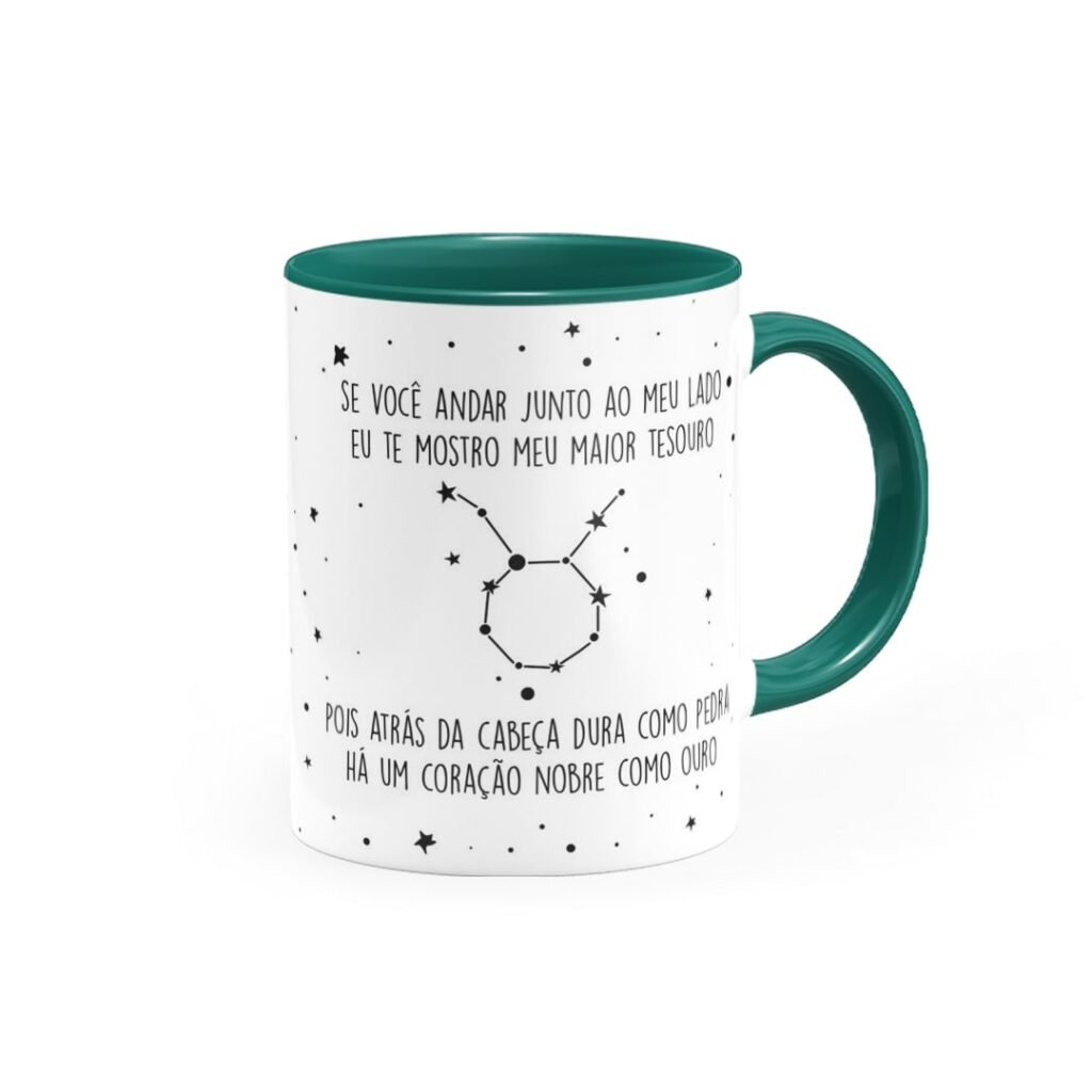 Caneca Personalizada Ela é de Touro - Canecas 24 Horas