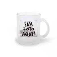 Caneca de Vidro Personalizada 325ml - Canecas 24 Horas