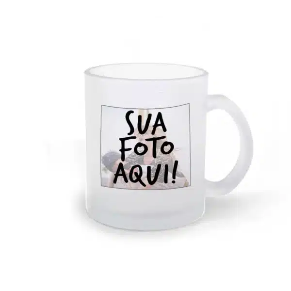 Caneca De Vidro Personalizada 325Ml - Canecas 24 Horas