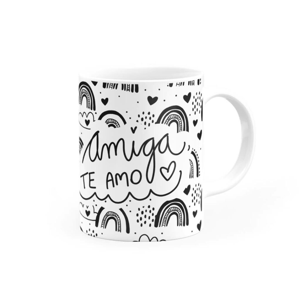 Caneca Personalizada Melhores Amigas Te Amo - Canecas 24 Horas