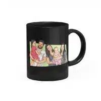 Canecatura - Caricaturas em Caneca Preta Personalizada - Canecas 24 Horas