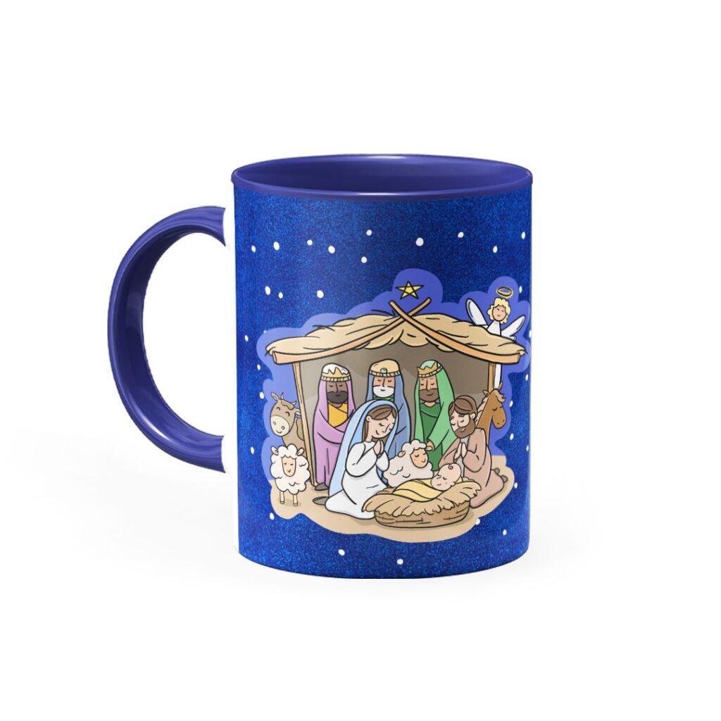 Caneca Celebrando Nascimento de Jesus - Canecas 24 Horas