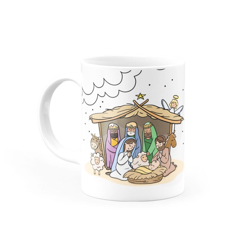 Caneca Celebrando nascimento de Jesus