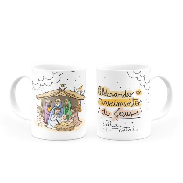 Caneca Celebrando nascimento de Jesus